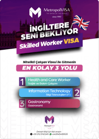 Skilled Worker Visa -İngiltere'de Çalışma Vizesi